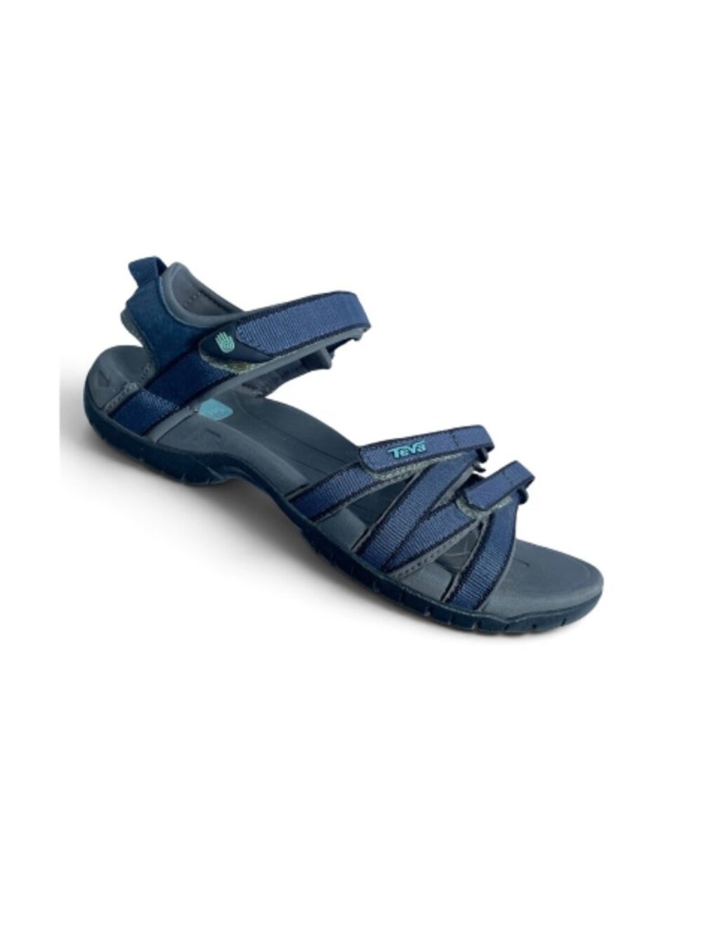Teva Tirra Sandals Womens Size 7 Navy Blue Aqua Strappy Sport Hiking Water Shoe